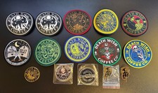 Death Wish Coffee collectible patches coins pins picture