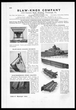 1941 Blaw-Knox  Construction Equip-Pittsburgh-1940s Vintage ORIG. trade print ad picture