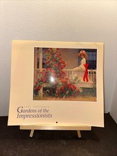 1991 Gardens of the Impressionists Pomegranate vintage art calendar picture