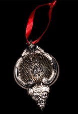 1999 Hallmark Our First Christmas Keepsake Vintage Ornament Silver picture