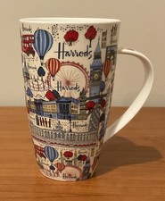Harrods London Landmarks Fine Bone China Coffee Mug Made in England 24 Ounces picture