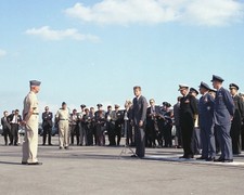 JFK John F Kennedy 1962 Homestead AFB Cuban Missile Crisis Navy Photo Print 8x10 picture