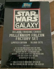 1993 Topps Star Wars Galaxy Millennium Falcon Factory Set Sealed Limited Edition picture