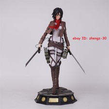 H30CM Attack on Titan Mikasa Statue Anime Model Figure Collectibles Xmas Gift picture
