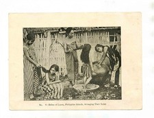 Belles of Luzon Arranging Their Toilet , Philippine Islands 1900 Photogravure  picture