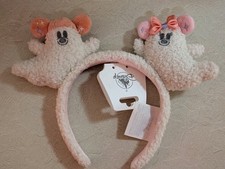Disney Parks Halloween Mickey Minnie Cutie Ghost Hey Boo Ears Headband New 2026 picture