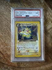 Pokemon Dark Ampharos Neo Destiny Unlimited Holo Rare #1 PSA 9 Mint picture