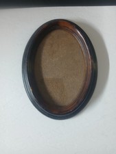 Vtg Oval Photo Picture Frame HL British Registered Design 4x6 #999720 Hong Kong picture