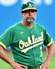 MARK KOTSAY 8x10 PHOTO #7 OAKLAND ATHLETICS MANAGER WM picture