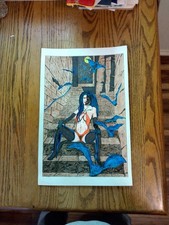 Vamperella Illustration Original Artwork On 11 X 17 Bristol By... picture