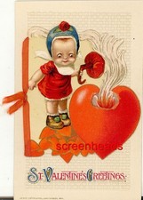 1914 JOHN WINSCH MECHANICAL EMBOSSED POSTCARD 