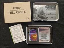 Zippo Full Circle 2015 Collectible Of The Year UNFIRED Lighter Complete picture