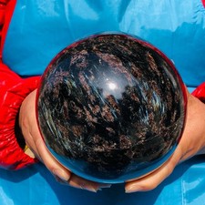 6.99 LB Large Natural Fireworks Stone Sphere Crystal Healing Specimen 4046 picture