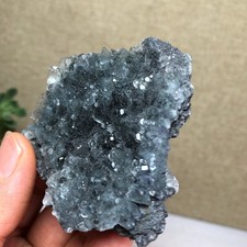 97g NATURAL Green Cubic FLUORITE Crystal Cluster Mineral Specimen A4736 picture