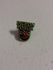 Pigeon Forge Tennessee Pin Vtg 1980s Green Made In USA picture