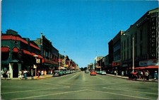 Genesee Street Looking North Waukegan Illinois Johnson Outboard Motor PC picture