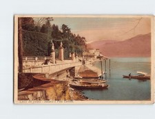 Postcard Imbarco a Villa Carlotta Lago Di Como Tremezzina Italy picture
