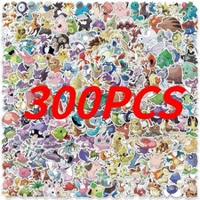 Pokemon x300 Sticker Lot - Big Party Pack (2 Inch Size) Random picture