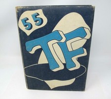 1955 Twin Falls High School Yearbook Idaho No Writing Emergency Landing T33 Jet picture
