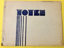 1936-39 Eagle Rock High School TOTEM 6 Yearbooks Signed Art Deco Los Angeles picture