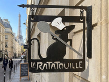 La Ratatouille Hanging Wall Sign Disney Remy Kitchen Decor French Style Prop Art picture