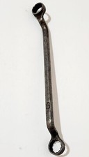 VINTAGE CHROME Molybdenum 12 POINT OFFSET BOX END WRENCH 7/8 & 13/16  picture