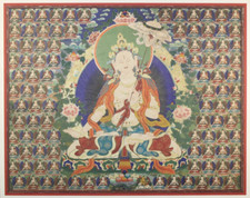 Sitatapatra Dukkar White Umbrella Deity Tibetan Thangka Poster on canvas picture