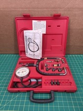 VINTAGE Snap-On Vacuum / Pressure Set Missing Fittings Red PB36 Case READ picture