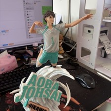 H38CM Haikyuu Oikawa Tooru Statue Figure Anime Model Collection W/Box Toy Gift picture