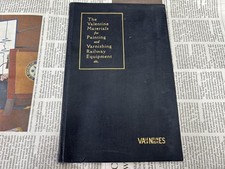 1912 locomotive train engine railroad car paint varnish book Valentine Valspar picture
