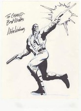 Bloodshot Original Comic Art by Mike Vosburg - Valiant picture