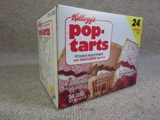 Vtg Kelloggs Pop Tarts Box 1990 Smuckers Empty Breakfast Food Packaging TV Prop picture