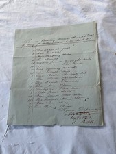 MONTERREY MEXICO 1847 US ARMY SUPPLY RECEIPT  VARIOUS SUPPLIES WAGONS RECIEVED picture