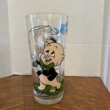 Vintage 1976 Pepsi Collector Series Porky Pig And Taz Warner Bros. 6 1/4” picture