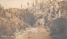 Butte Creek California Oregon Hiking Real Photo Vintage Postcard AA107522 picture