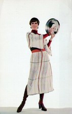 Carol Burnett Star Of TV Carol Burnett Show Chrome Vintage Postcard picture
