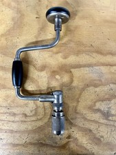 Vintage Stanley Yankee Bell Systems #2101A 10” Bit Brace Hand Drill, Shop Ready picture