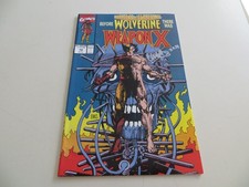1991 VINTAGE MARVEL COMICS PRESENTS # 72 WEAPON X ORIGINS SIGNED CHRIS IVY, COA picture