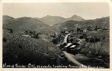 1940 Silver City Nevada RPPC Postcard Mt. Davidson Mining Town Posted picture