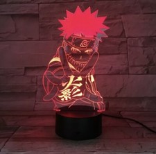 Anime Naruto Shippuden 3D Night Light LED Colorful Lamp For Desk Decor Gift USA picture