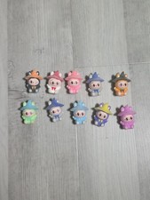 Bluey Fuzzies Series 1 Flocked 1.5” Figures Lot Of 16 Bingo Muffin & Friends picture