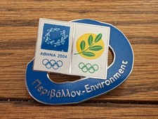 MINT OLYMPIC SPORT AND ENVIRONMENT COMMISSION  ATHENS 2004 MEETING PIN picture