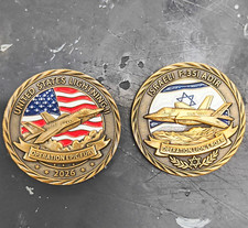 F-35 Lightning II & Israeli F-35I Adir Iran War Challenge Coin picture