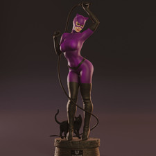 Catwoman Comics Statue Highly Detailed Hand-Painted Collector Figure picture