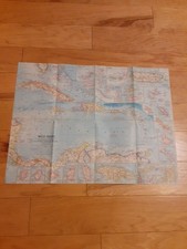 1962 Vintage Map - West Indies – National Geographic, EX 19