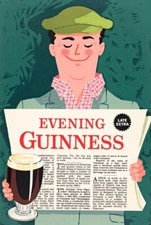 Guinness Beer - The Evening Guinness -  NEW Sign 12