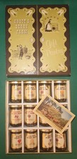 Knott’s Berry Farm Preserves Glass Jars Original Box Lids Set Of 12 Vtg 1970's picture