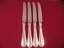 4 Reed & Barton English Gentry DINNER KNIVES Silverplate Dinner Knife 9 1/2