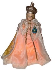 Vintage nice Infant Jesus Of Prague Night Light Nightlight Portable Lamp picture