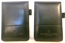 ST LOUIS MO MILLENNIUM HOTEL  Business Card Pen Holder Flip Soft Stitched Emboss picture